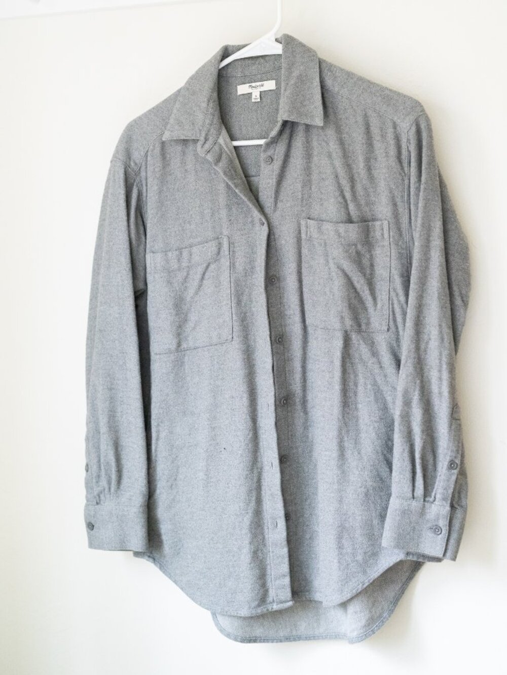 Women's Oversized Flannel with Pockets by Madewell sz Small